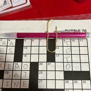 Pencil/pen holder paper clip book mark 15 items